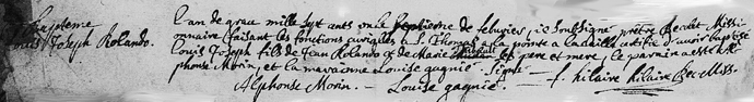 baptême de Louis-Joseph L.