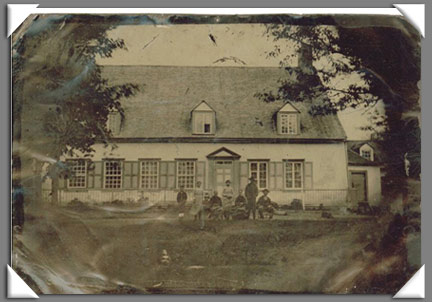 Maison Blanger en 1855