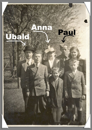 La petite famille d'Anna et Ubald Laurendeau