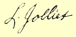 signature de Jolliet